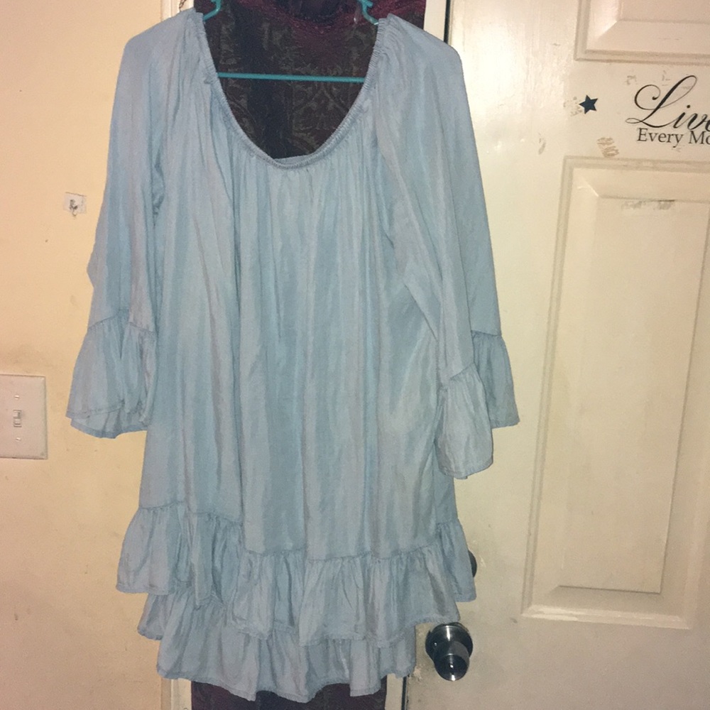 Blue 3quarter length tunic